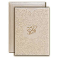 Online Christian Wedding cards, Muslim wedding cards wholesale, White metallics laser cut cards